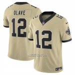 Camiseta NFL Limited New Orleans Saints Chris Olave Vapor F.U.S.E. Alterno Oro