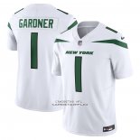 Camiseta NFL Limited New York Jets Ahmad Sauce Gardner Vapor F.U.S.E. Blanco