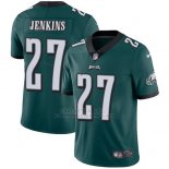 Camiseta NFL Limited Nino Philadelphia Eagles 27 Malcolm Jenkins Verde Stitched Vapor Untouchable