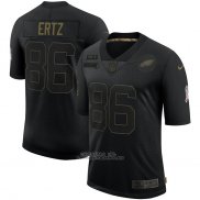 Camiseta NFL Limited Philadelphia Eagles Ertz 2020 Salute To Service Negro