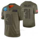Camiseta NFL Limited San Diego Chargers Adrian Phillips 2019 Salute To Service Verde