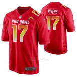 Camiseta NFL Limited San Diego Chargers Philip Rivers 2019 Pro Bowl Rojo