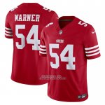 Camiseta NFL Limited San Francisco 49ers Fred Warner 54 Vapor F.U.S.E. Rojo