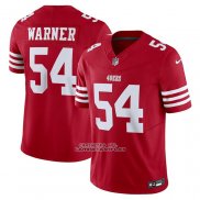 Camiseta NFL Limited San Francisco 49ers Fred Warner 54 Vapor F.U.S.E. Rojo