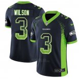 Camiseta NFL Limited Seattle Seahawks Wilson Rush Drift Fashion Negro