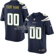 Camiseta NFL Los Angeles Chargers Personalizada Azul