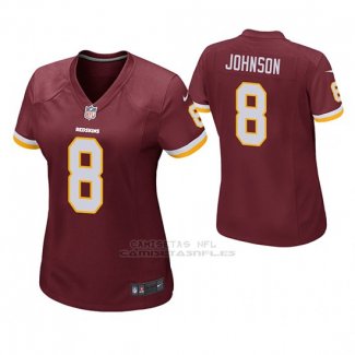 Camiseta NFL Mujer Game Redskins Josh Johnson Rojo
