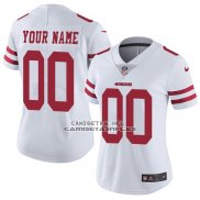 Camiseta NFL Mujer San Francisco 49ers Personalizada Blanco