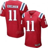 Camiseta New England Patriots Edelman Rojo Nike Elite NFL Hombre