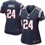 Camiseta New England Patriots Jones Negro Nike Game NFL Mujer