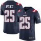 Camiseta New England Patriots Rowe Profundo Azul Nike Legend NFL Hombre