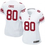 Camiseta New York Giants Cruz Blanco Nike Game NFL Mujer