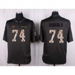 Camiseta New York Jets Mangold Apagado Gris Nike Anthracite Salute To Service NFL Hombre