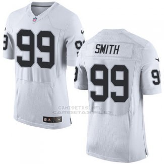 Camiseta Oakland Raiders Smith Blanco Nike Elite NFL Hombre