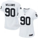 Camiseta Oakland Raiders Williams Blanco Nike Game NFL Mujer
