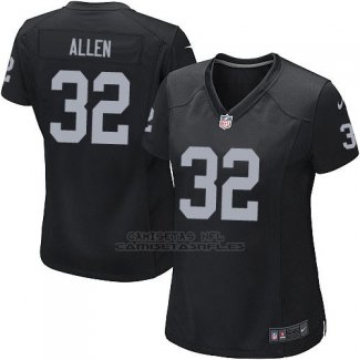 Camiseta Philadelphia Eagles Allen Negro Nike Game NFL Mujer