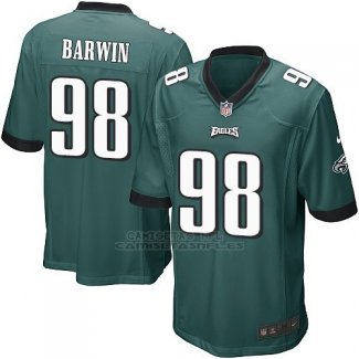 Camiseta Philadelphia Eagles Barwin Verde Nike Game NFL Oscuro Nino