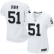 Camiseta Philadelphia Eagles Irvin Blanco Nike Game NFL Mujer