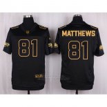 Camiseta Philadelphia Eagles Matthews Negro Nike Elite Pro Line Gold NFL Hombre