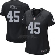 Camiseta Philadelphia Eagles Reece Negro Nike Game NFL Mujer