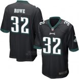 Camiseta Philadelphia Eagles Rowe Negro Nike Game NFL Hombre