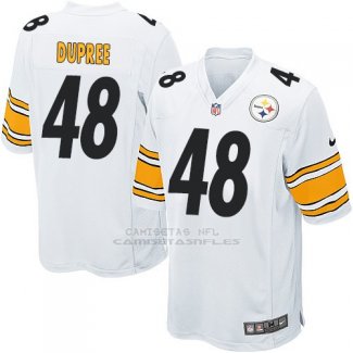 Camiseta Pittsburgh Steelers Dupree Blanco Nike Game NFL Nino