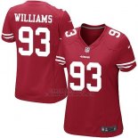 Camiseta San Francisco 49ers Williams Rojo Nike Game NFL Mujer