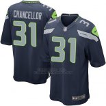 Camiseta Seattle Seahawks Chancellor Azul Oscuro Nike Game NFL Nino