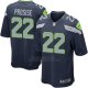 Camiseta Seattle Seahawks Prosise Azul Oscuro Nike Game NFL Nino
