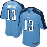 Camiseta Tennessee Titans Wright Azul Nike Game NFL Hombre