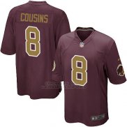 Camiseta Washington Commanders Cousins Marron Nike Game NFL Hombre