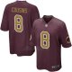 Camiseta Washington Commanders Cousins Marron Nike Game NFL Hombre