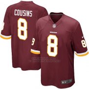 Camiseta Washington Commanders Cousins Rojo Nike Game NFL Marron Hombre
