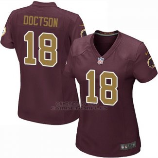 Camiseta Washington Commanders Doctson Marron Nike Game NFL Mujer