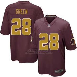 Camiseta Washington Commanders Green Marron Nike Game NFL Hombre