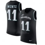 Camisetas Sin Mangas NFL Limited Hombre Philadelphia Eagles 11 Wentz Negro