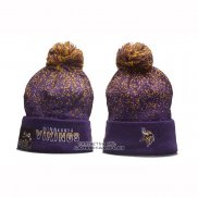 Gorro Beanie Minnesota Vikings New Era Violeta Amarillo2