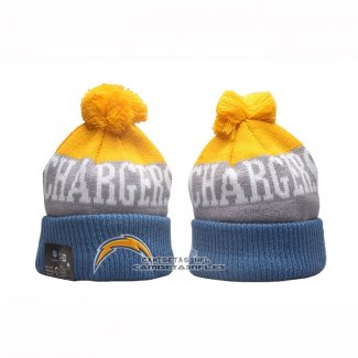 Gorro Beanie San Diego Chargers Sideline Azul Amarillo1