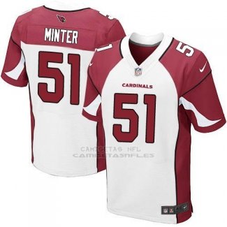 Camiseta Arizona Cardinals Minter Rojo y Blanco Nike Elite NFL Hombre