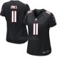 Camiseta Atlanta Falcons Jones Negro Nike Game NFL Mujer