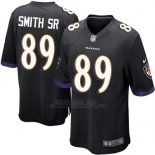 Camiseta Baltimore Ravens Smith Sr Negro Nike Game NFL Hombre Camiseta Baltimore Ravens Smith Sr Negro Nike Game NFL Hombre
