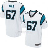 Camiseta Carolina Panthers Kalil Blanco Nike Elite NFL Hombre
