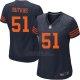 Camiseta Chicago Bears Butkus Marron Negro Nike Game NFL Mujer