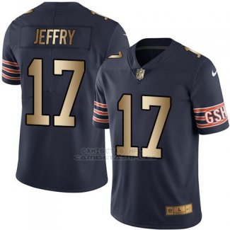 Camiseta Chicago Bears Jeffry Profundo Azul Nike Gold Legend NFL Hombre