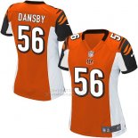 Camiseta Cincinnati Bengals Dansby Naranja Nike Game NFL Mujer