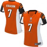 Camiseta Cincinnati Bengals Esiason Naranja Nike Game NFL Mujer