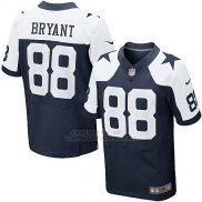 Camiseta Dallas Cowboys Bryant Profundo Azul y Blanco Nike Elite NFL Hombre