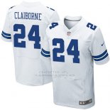 Camiseta Dallas Cowboys Claiborne Blanco Nike Elite NFL Hombre