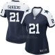 Camiseta Dallas Cowboys Sanders Negro Blanco Nike Game NFL Mujer
