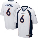 Camiseta Denver Broncos Sanchez Blanco Nike Game NFL Hombre